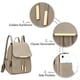 thumbnail image 5 of Mochila KKXIU Trendy Leather para mujer A-Khaki, 5 of 7