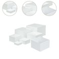 thumbnail image 2 of 7 Pieces Acrylic Cube Display Box Riser Nesting Riser Table Stand Display Stand 5 Sided Buffet Riser Food Riser For Jewelry, 2 of 5
