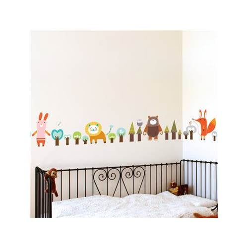 forest friends wall decals