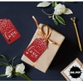thumbnail image 4 of Inkdotpot 50 Pack Real Silver Foil Paper Tags Made With Love Text Favor Hang Tag, 4 of 6