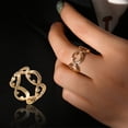 thumbnail image 1 of HomeKingdee Lovely Net Red Classic Trend Smiling Face Crown Ring - Inspirational Jewelry Accessory for Positivity and Gift Giving, 1 of 5