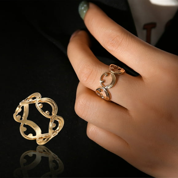 Cameland Lovely Ring Crown Ring Net Red Design Classic Design Retro Trend