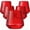 14oz-red-40pack, variant on 14oz-red-40pack Plastic Ribbed Wine Glasses, Disposable Recyclable Cocktail Cups
