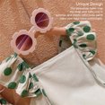 thumbnail image 3 of Girls Clothing Set Fashionable Personality Backless Cropped Set Washable Pants Clothing Set Vest Knickerbockers Pullover Two Pieces Suit 130, 3 of 8