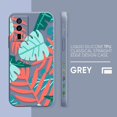 thumbnail image 3 of Case For Redmi K60E K50 K40S K40 K30 K20 10C 9 8A 8 10 Pro 4G 5G Colour Simple Liquid silicone Case Plants Leaf Art, 3 of 5