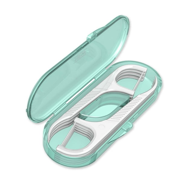 10Pcs/Box Dental Flosses High Toughness Deep Cleaning Portable Disposable Hygienic Clean Teeth Ergonomic Design Anti-slip Strips Dental Threads with Storage Box for Home