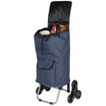 thumbnail image 4 of Mainstays Chariot à provisions franchisseur d'escalier avec poche avant,  Polyester, 4 of 9