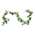 thumbnail image 4 of 7.54ft Artificial Vines Artificial Leaf Guirnaldas Simulación Flor Follaje Rosado, 4 of 6