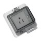 thumbnail image 2 of IP66 Waterproof US Standard Socket Sturdy No Deformation Electrical Socket 127V 15A, 2 of 5