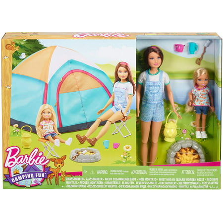 Barbie Camping Fun Skipper and Chelsea 2 Doll Tent playset - Walmart Canada