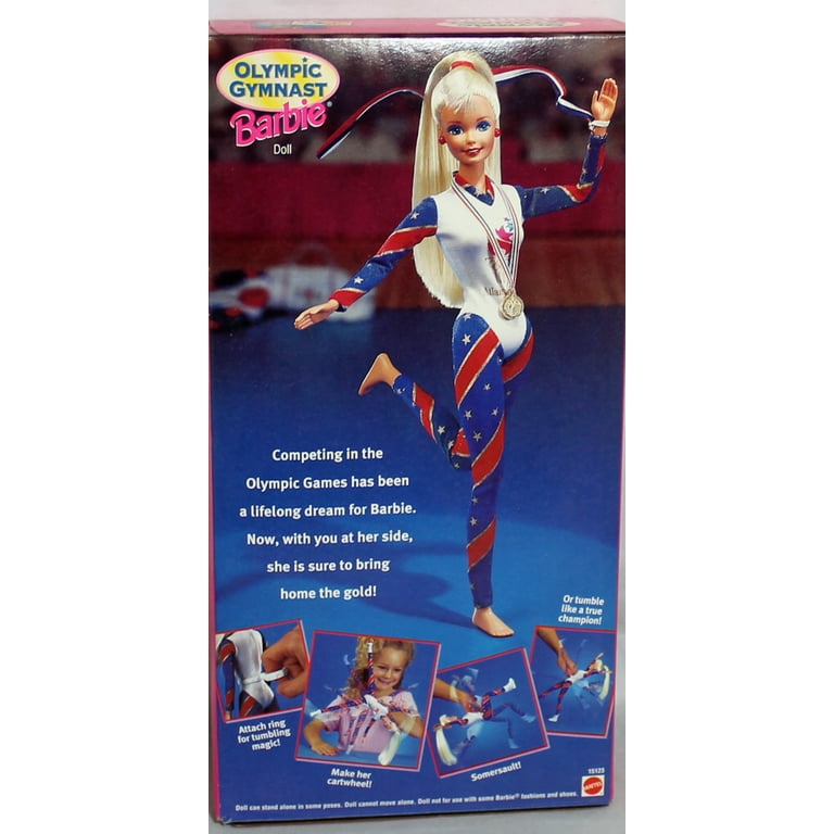 Mattel Barbie Olympic Gymnast 1996 Atlanta Games Doll - Walmart.com