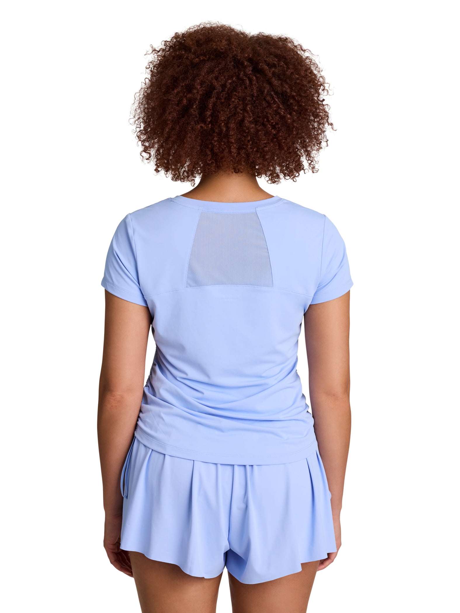 Reebok Women's Swift Sleevless Tee with Ruched Sides