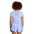 thumbnail image 3 of Reebok Women's Swift Sleevless Tee with Ruched Sides, 3 of 6
