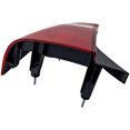 thumbnail image 3 of For Ford Focus 2005 2006 2007 Tail Light Assembly Driver Side | Red/Clear Lens | Chrome Housing | Sedan | Lens and Housing | Replacement For FO2800188 | 5S4Z13405AA, 3 of 6