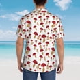 thumbnail image 6 of Goofa Red Mushroom Hawaiian Shirt for Men, Unisex Summer Beach Casual Short Sleeve Button Down Shirts,Aloha Tropical Floral print shirt-Medium, 6 of 9