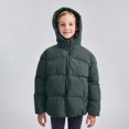 thumbnail image 5 of Girls Puffer Jackets Hooded Full Zip Warm Windproof Winter Coats Outerwear Size 2-3t, 5 of 5