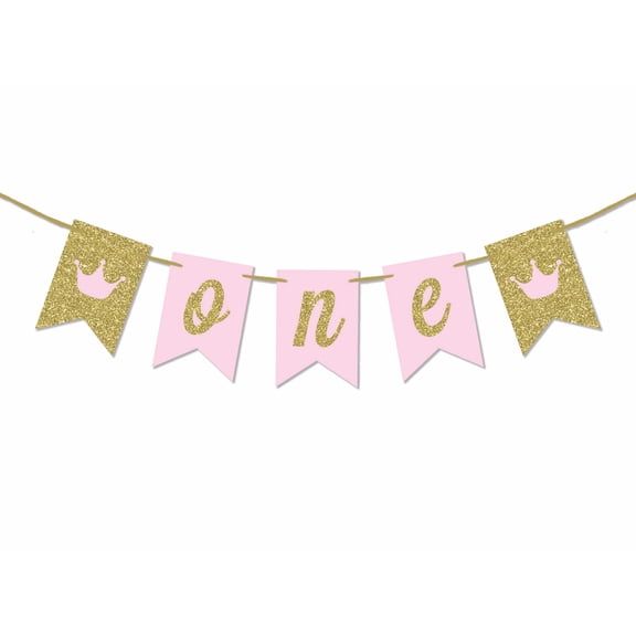 Inkdotpot Birthday Party DecorationsHappy Birthday Party GarlandBaby Girls PrincessPennant Banner Flag