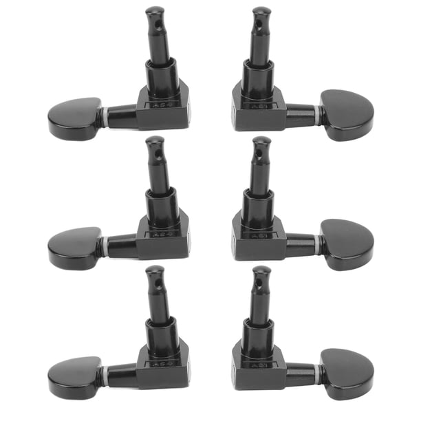 Teclas De Afinación De Guitarra, Semicírculo De Estilo Clásico, Afinador De Cabeza De Máquina De Guitarra Decorativa, Resistente Al Desgaste De Metal 3L3R Para Reemplazo ANGGREK FF1310