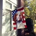 thumbnail image 2 of Hunting Dog American Flag Flag Canvas House Size, 2 of 4