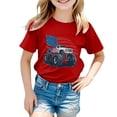 thumbnail image 5 of WUANDIXFA Toddler American Flag Shirts 4th of July T-Shirts Boys Girls Cotton Patriotic Tops Tee Kids Independence Day Clothes (Red, 5-6 Years), 5 of 5