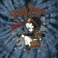 thumbnail image 4 of Wild Bobby Biker Betty Boop Wild One MC Motorcycle Betty Boop Tie-Dye T-Shirt, Spider Navy, Small, 4 of 4