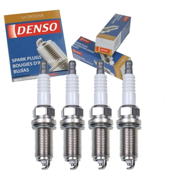4 pc DENSO Standard U-Groove Spark Plugs compatible with Toyota Tacoma 2.7L L4 2005-2016