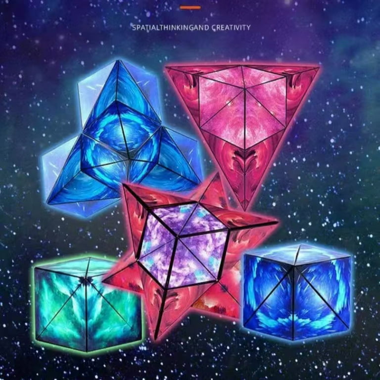 CUBE Lex 3D Magne Tic Magic Cube 72 Shapes Shifting Box Gift