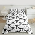 thumbnail image 2 of Castle Fairy Kawaii Ribbon Bow Boy Girl Full Size 3 Piece Comforter Set, Dreamy Princess Bedding, Polka Dots Bedding, 2 of 8