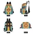 thumbnail image 4 of FORMRS Mini Backpack Purse for Women Quilted Travel Daypack Casual Shoulder Bag, Colorful Stripes, 4 of 7
