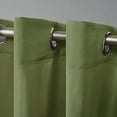 thumbnail image 6 of Exclusive Home Delano Heavyweight Textured Indoor/Outdoor Grommet Top Curtain Panel Pair, 54"x120", Kiwi Green, 6 of 7