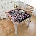 thumbnail image 2 of nygtbtfer Valentine's Love Pink Table Cloth, Fitted Tablecloths with Elastic Edge, Wipeable Table Cover for Kitchen Wedding  Farmhouse Plaid Woodgrain, 2 of 7