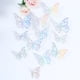 thumbnail image 1 of Pegatinas de pared de mariposas, calcomanías de pared de mariposas huecas en 3D para arreglos de bodas, festivales, decoración del hogar, 1 of 12