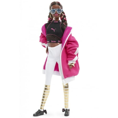 Barbie Puma 50th Anniversary Sporty Fashion Doll, Pink Jacket