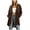 Brown, variant on Women's Zip Up Fleece Tunic Hoodie 2026 Oversized Lightweight Sweatshirt Casual Winter Jacket Coat (Khaki, XL)