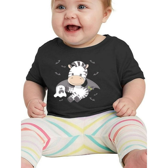 Cute Baby Zebra Halloween T-Shirt Infant -Image by Shutterstock, 6 Months