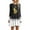 Black, variant on TJAZFJPA Mini Dress Women's 2025 Fashion Casual Dress Long Sleeved Christmas Printed Round Neck Party Christmas Dress Blue Dresses Womens Maxi Dress