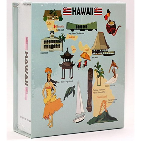 hawaii embossed photo album