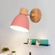 thumbnail image 1 of Aplique LED, lámpara decorativa de fondo, personalizable, moderna, para dormitorio, sala de estar, ajustable, de metal, base de madera, luz cálida, para oficina, 2 niveles,Wsvlmg, 1 of 8