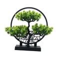 thumbnail image 3 of WLPZXP Artificial Bonsai Tree Artificial Plants Small Fake Plant Decor Green Bonsai for Light Green, 3 of 9