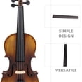 thumbnail image 4 of UPOUART Violin Shoulder Pad Ebony Violin Fingerboard for Replacement 1Set, 4 of 7