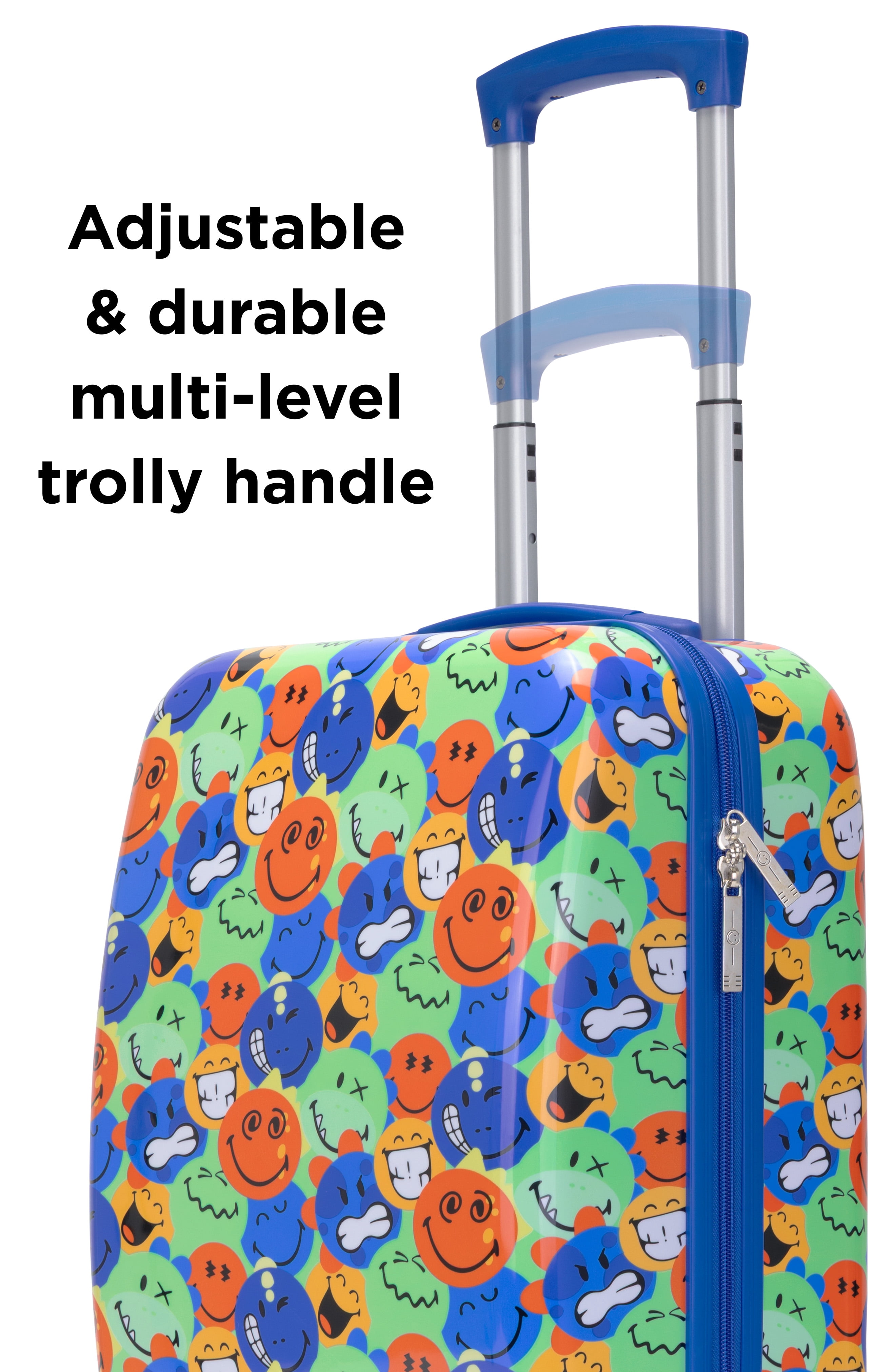 SMILEYWORLD Smileysaurus 18" Airline Approved Carry-on Suitcase