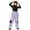 Purple, variant on Krdevn Children's Ski Pants Warm and Thick Board and Double Board Children's Strap Ski Pants for Boys and Girls,13-14 Years
