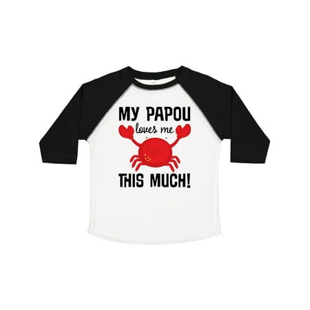 

Inktastic My Papou Loves Me Gift Toddler Boy or Toddler Girl T-Shirt