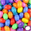 BeadTin Circus Mix Pony Beads - 500pcs 9mm Barrel Beads For Crafts & Jewelry