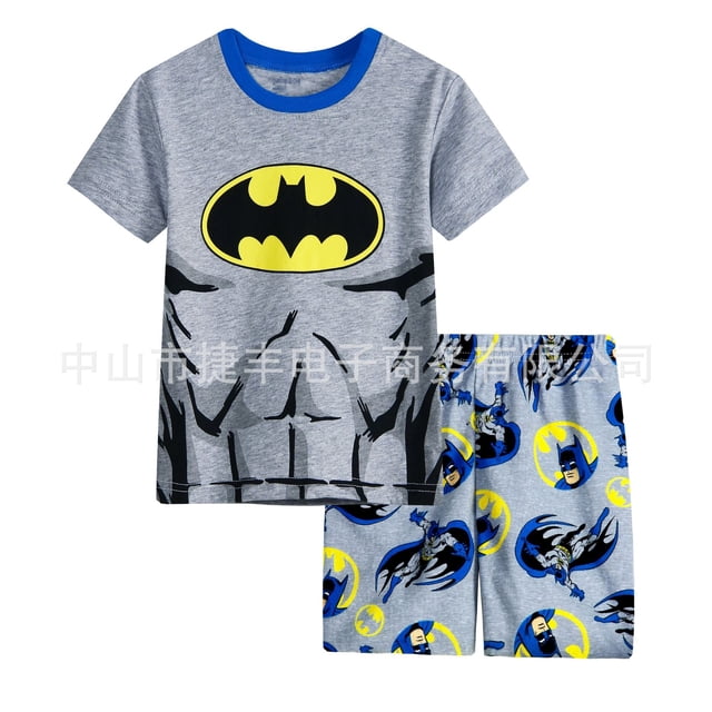 Spiderman Marvel Superhero Pijamas Niños Niños pequeños Conjunto de ropa de moda Pijamas para niños Pijamas para niños Ropa de dormir para Baby Boy 2-7Y7T (130CM) zhangyuxiang CONDUJO