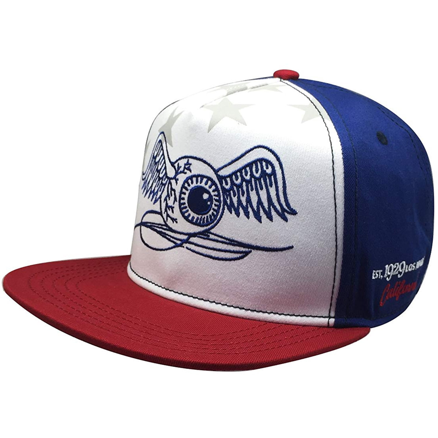 RED/WHITE/BLUE TRUCKER HAT - STARS & STRIPES BOW