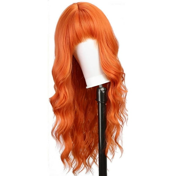 WEIWEIGG Wig Hair Bundle, Women's Change Long Curly Hair Fiber Headgear Water Shape Full of Personality Long Water Wavy Wig Hair Accessories