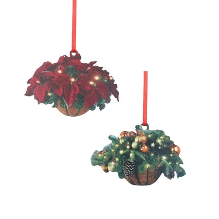 

-lit Christmas Hanging Pendant Christmas Wood Ornaments Hanging Decoration Car Interior Decorations Stair Holder Stained Glass Flower Pot Decorations for Party Beads on String Acrylic Gemstones 20mm