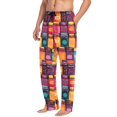 thumbnail image 2 of FORMRS Mens Pajama Pants with Pockets Sleepwear Lounge Bottoms Sizes S-2XL, Purple Jar, 2 of 7