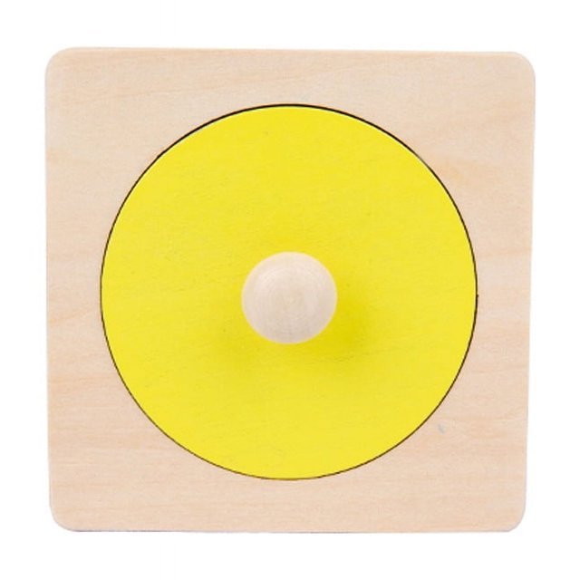 Material didáctico Panel de geometría Panel de rompecabezas de inteligencia Combinación de formas redondas Educación temprana cognitiva Juguetes para niños
